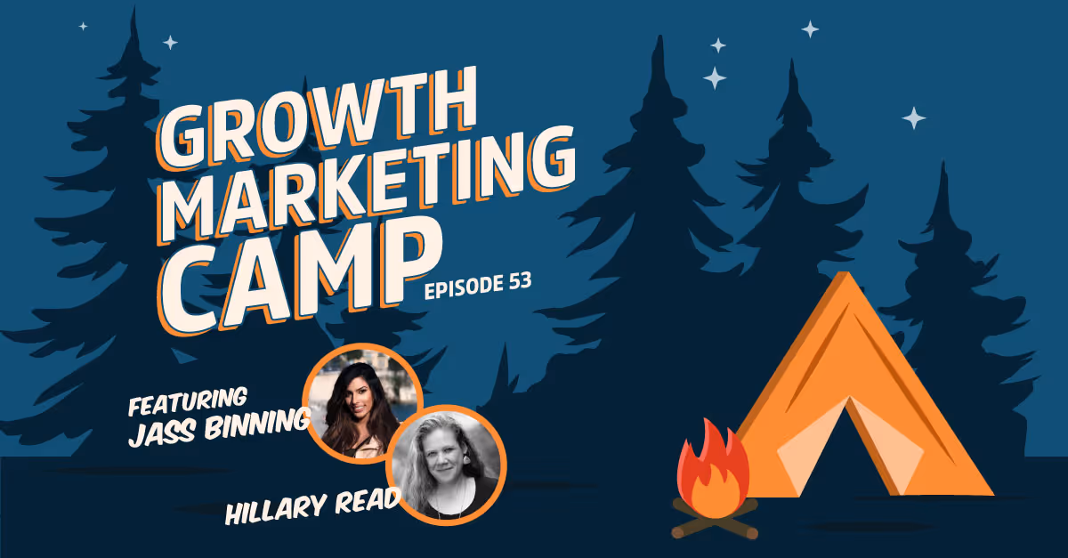 Growth Marketing Camp's Happy Hour with Hillary Read